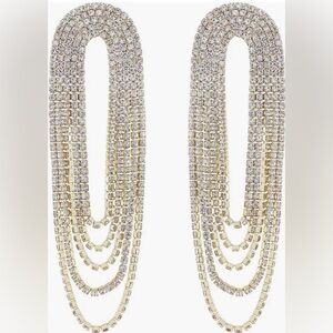 Ettika Crystal Chandelier Earrings